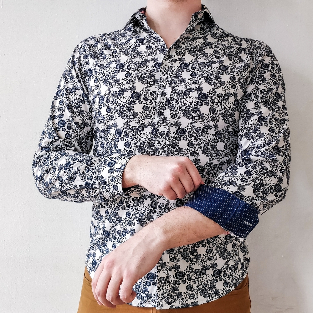 Floral Men's Button Down